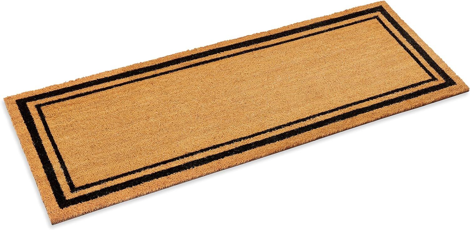 Kempf Double Border XLarge Coco Coir Mat, Rubber Vinyl Backing, Great for Double Doors, Indoor Ou... | Amazon (CA)