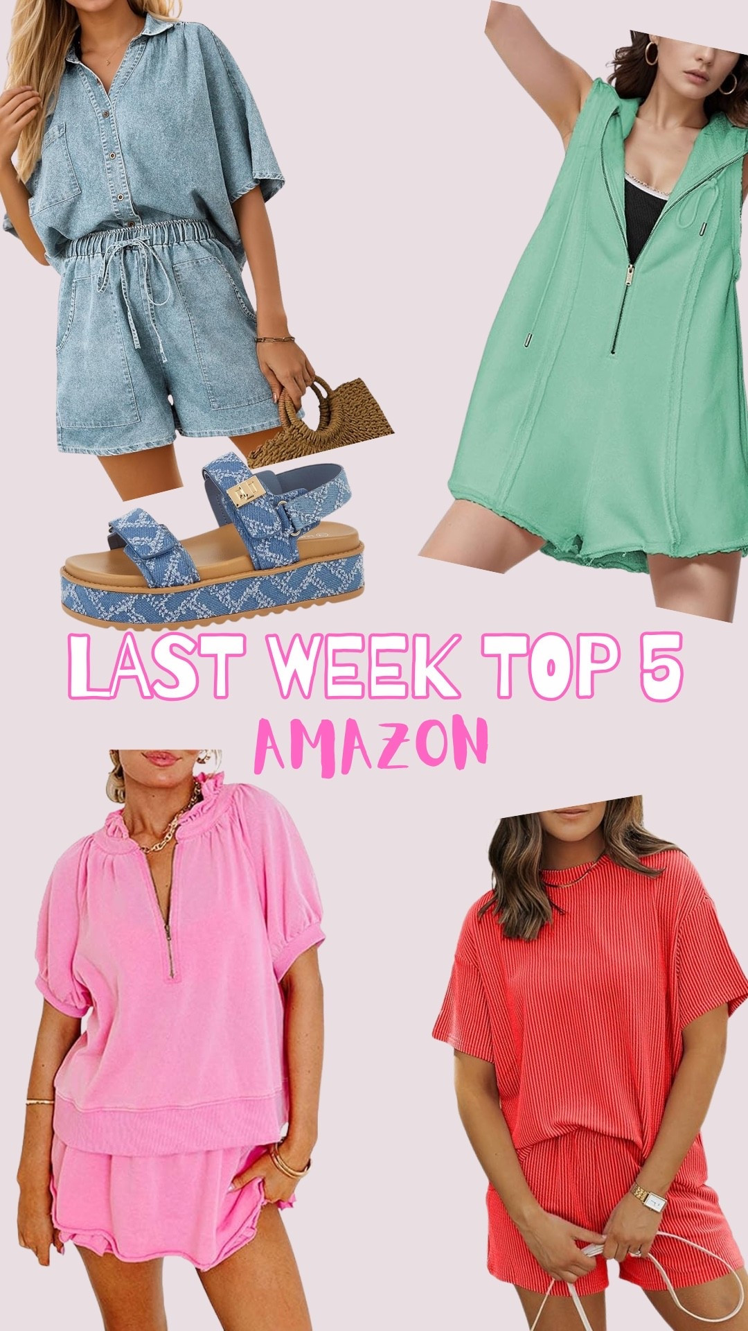 Your favorites from amazon! Two piece sets • mom style • mom outfits • trending style • summer style • stay at home mom outfits • amazon outfits • free people style • budget style   

I own them all and wear a large! Shoes TTS

#LTKStyleTip #LTKMidsize #LTKShoeCrush