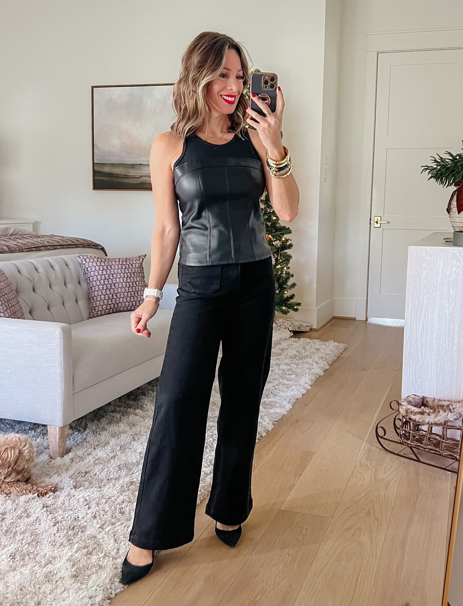 All black outfit perfect for the holidays or going out 🥂🖤

Top Fit: I’m wearing an XS

Jeans Fit: I’m wearing a 25

#LTKStyleTip #LTKHoliday #LTKWatchNow