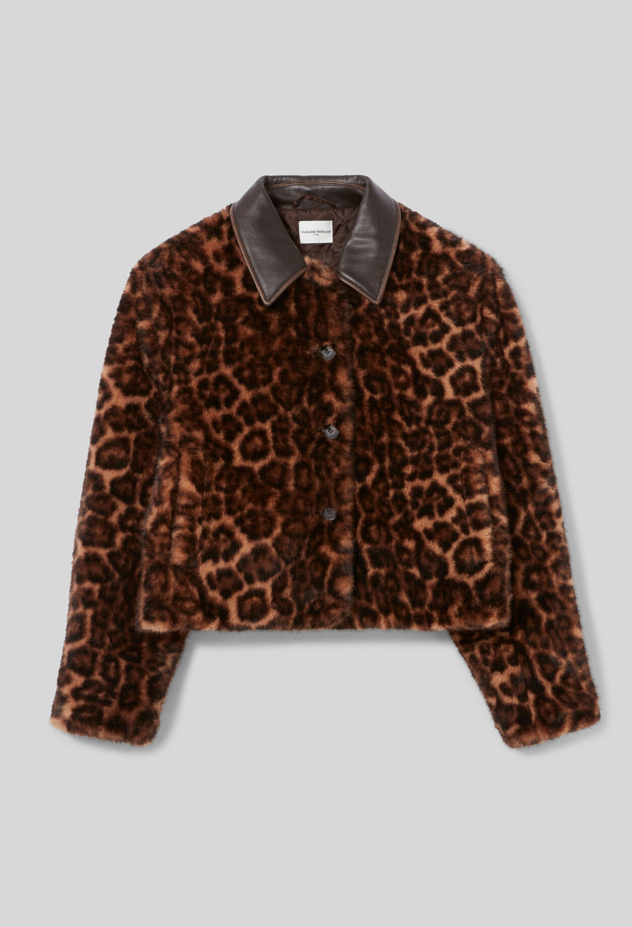 Manteau fausse fourrure léopard | Claudie FR | Claudie Pierlot (FR, DE, ES, UK)