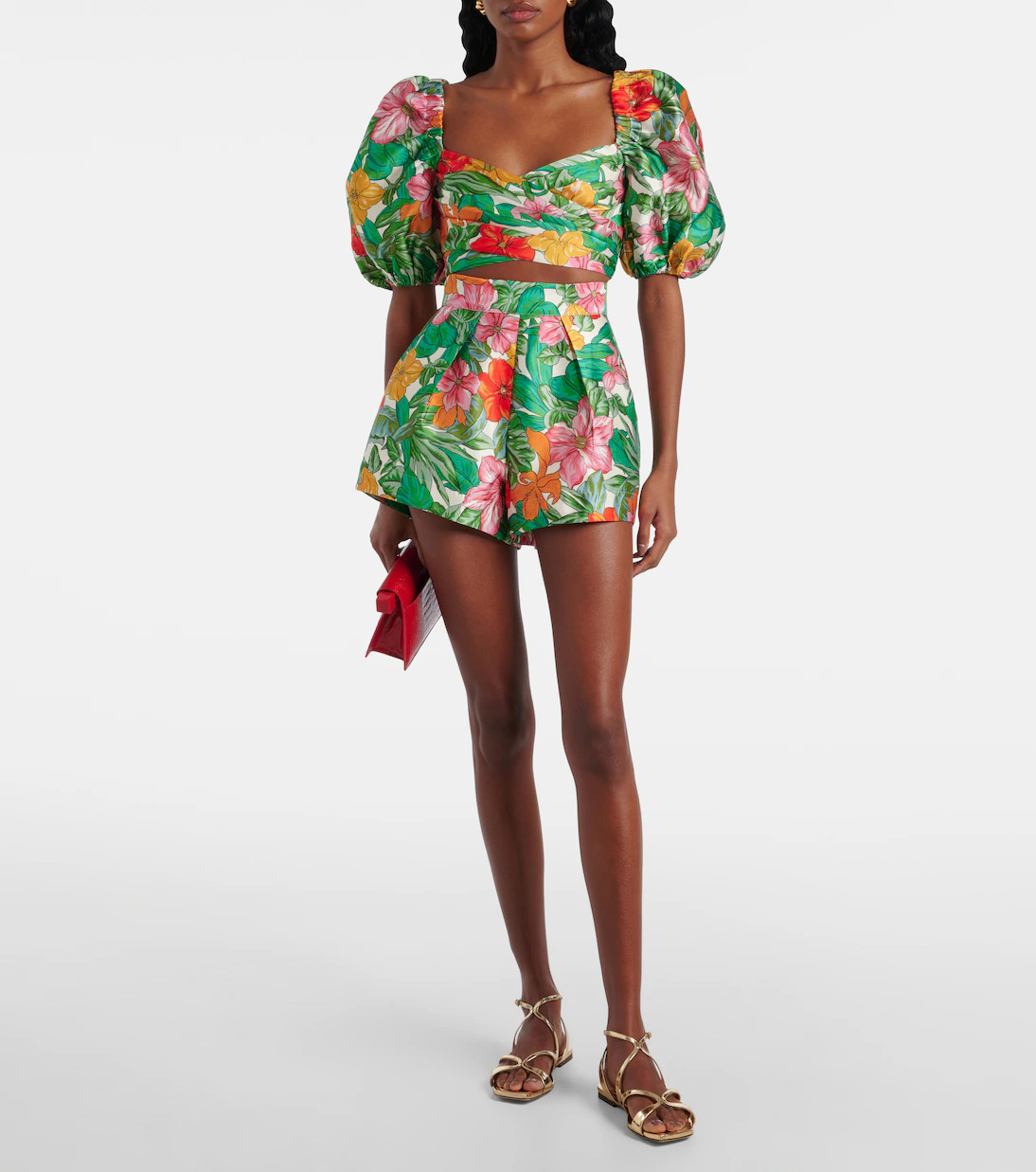 Amelia printed high-rise shorts | Mytheresa (US/CA)