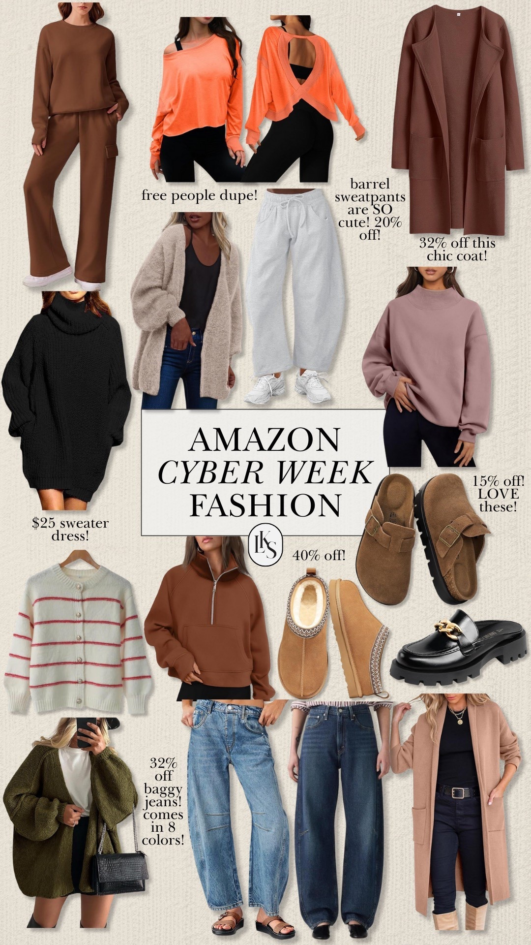 @amazon cyber week fashion! 🤎 #ad #founditonamazon #winterfavorites2025 

#LTKFindsUnder100 #LTKCyberWeek #LTKSaleAlert