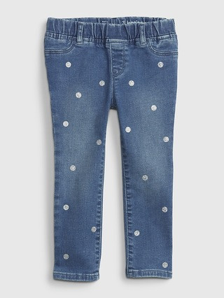 Toddler Pull-On Print Jeggings with Washwell ™ | Gap (US)