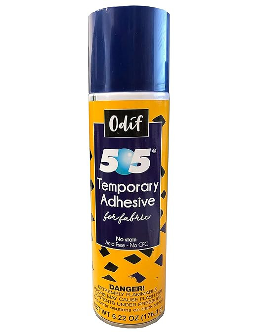 Odif 505 Spray & Fix Temporary Fabric Adhesive - Pack of 1 | Amazon (US)