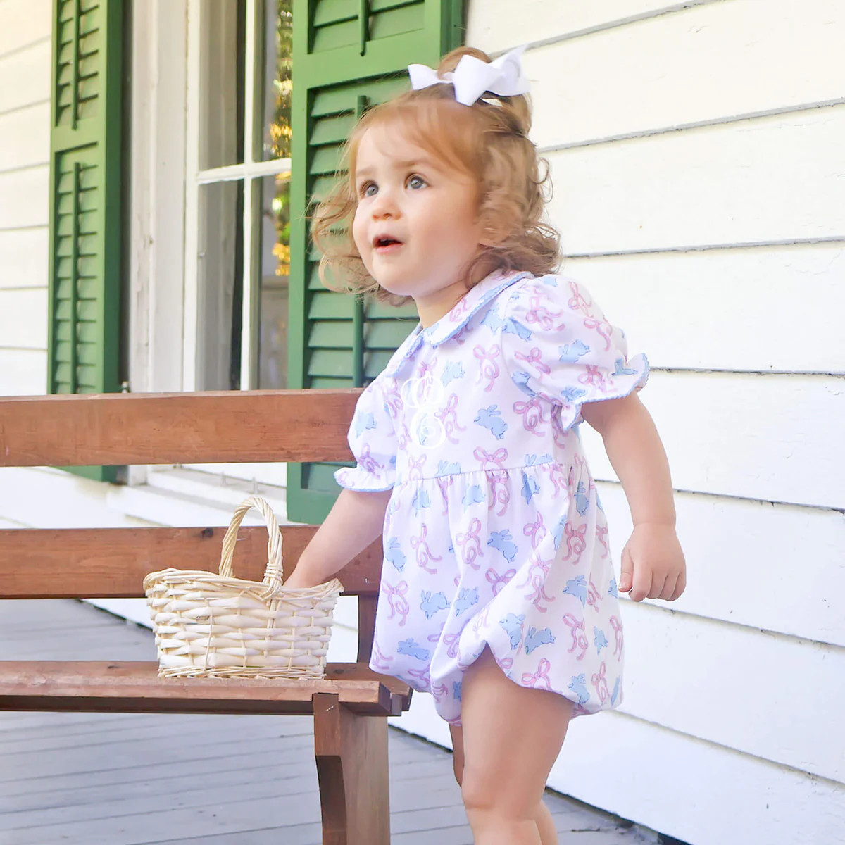 Bunnies & Bows Riley Bubble | Classic Whimsy