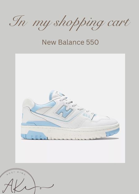 Can’t wait to style these! Perfect spring sneaker! 
Also comes in pink!! 

#newbalance #newbalance550 #550 #sneakers #whitesneakers 

#LTKFestival #LTKFind #LTKSeasonal