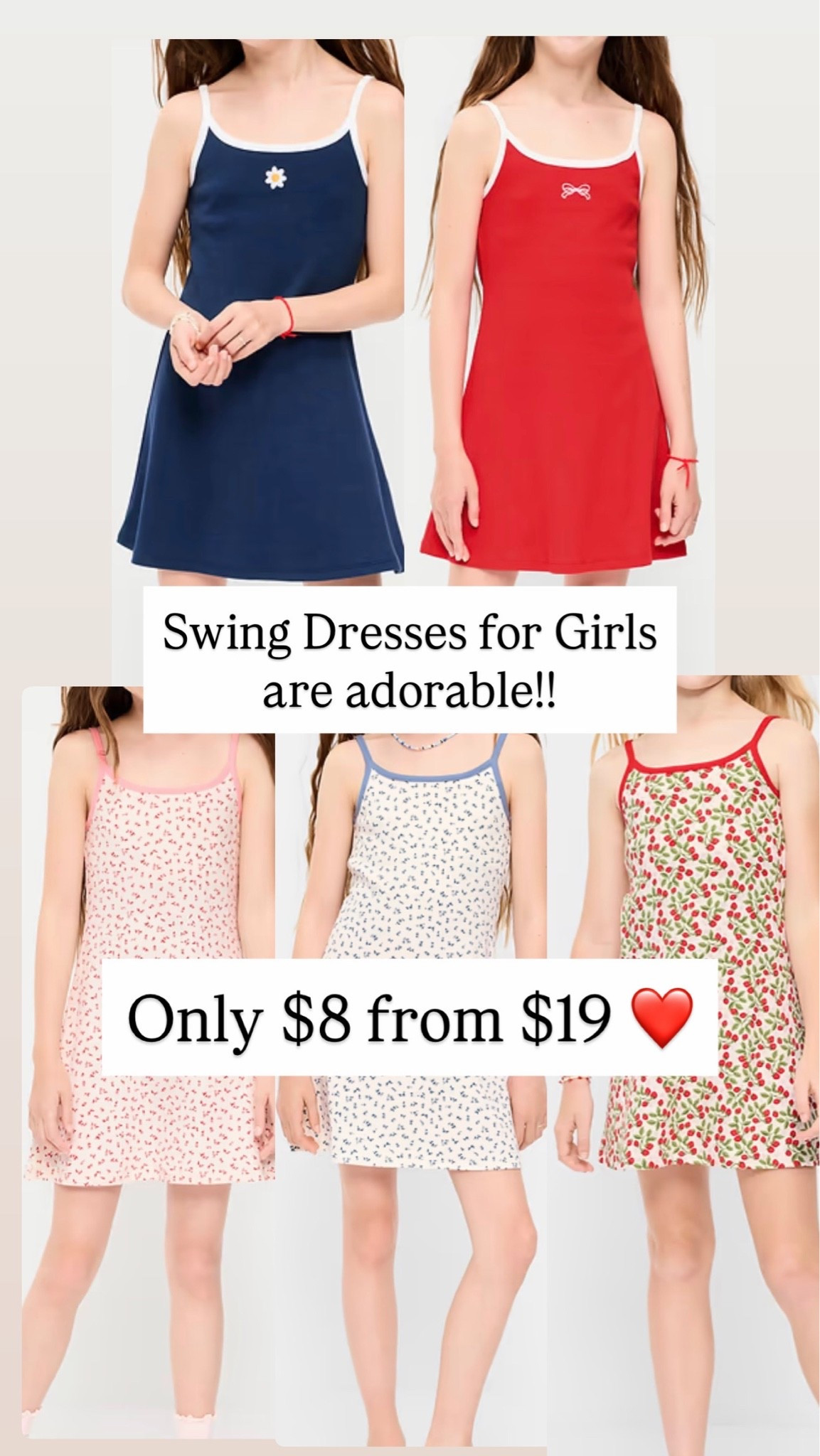 These dresses are $8 for girls

#LTKKids #LTKSaleAlert