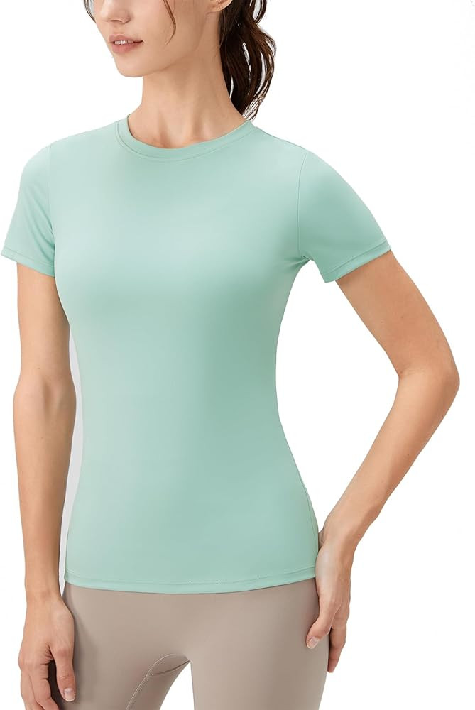 Amazon.com: GymNatural Workout Tops for Women T Shirts Athletic Gym Clothes Dri Fit Short Sleeve ... | Amazon (US)