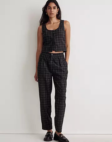 Corduroy Pull-On Tapered Pants | Madewell