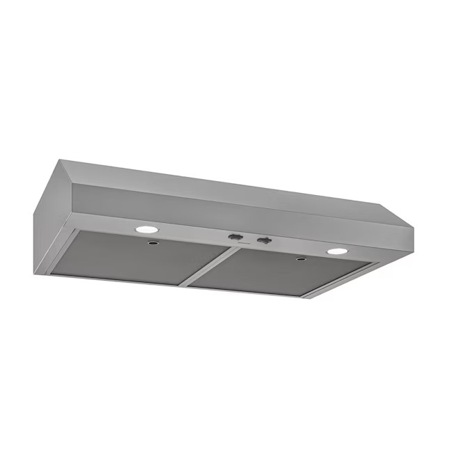 Broan 30 inch Convertible 350-CFM StainlessSteel Under Cabinet Range Hood | Lowe's