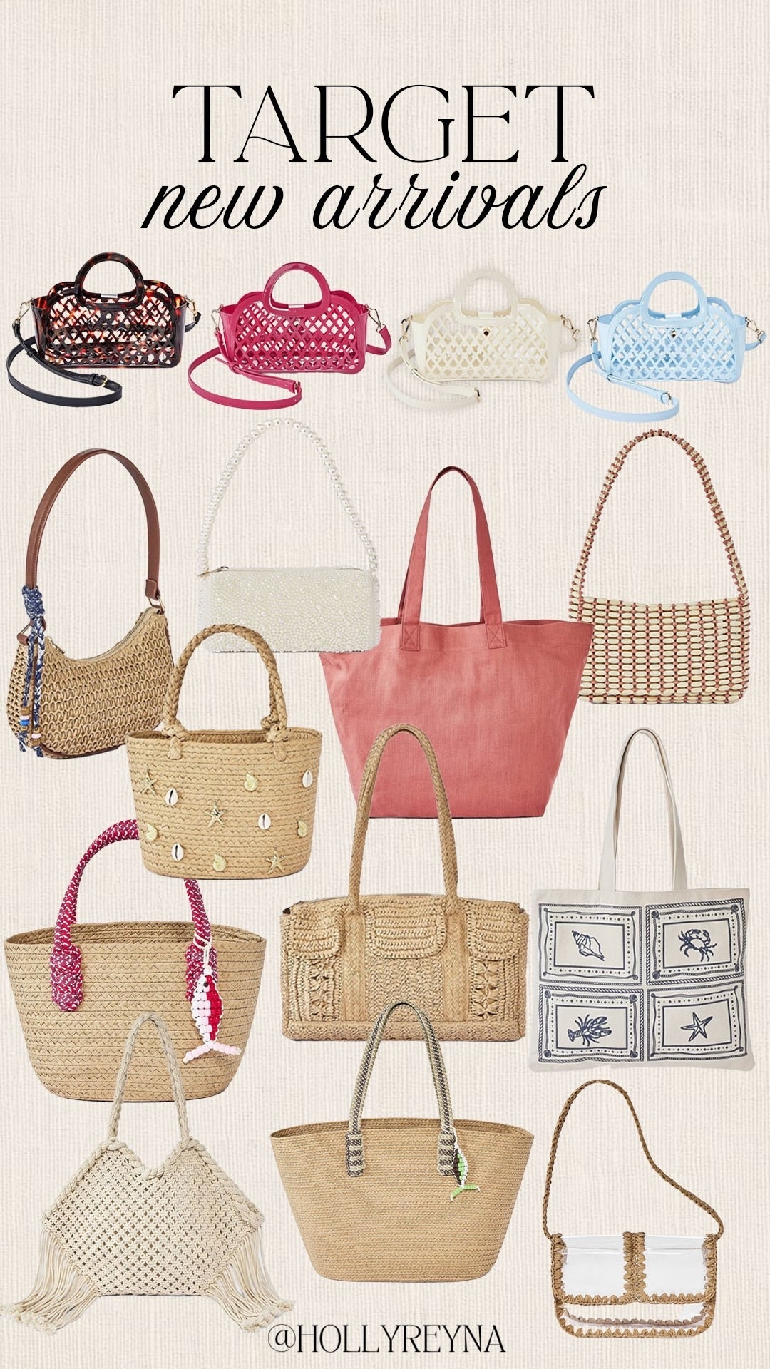 Cutest new handbags and totes for summer from Target!

#targetfinds

Target finds. Target fashion. Target new arrivals. Target summer tote bag. Target summer straw bag  

#LTKSeasonal #LTKSwim #LTKootd