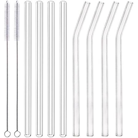 Clear Glass Drinking Straw | Amazon (US)