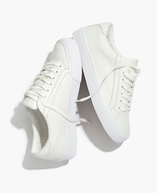 Sidewalk Low-Top Sneakers in Leather | Madewell | Madewell