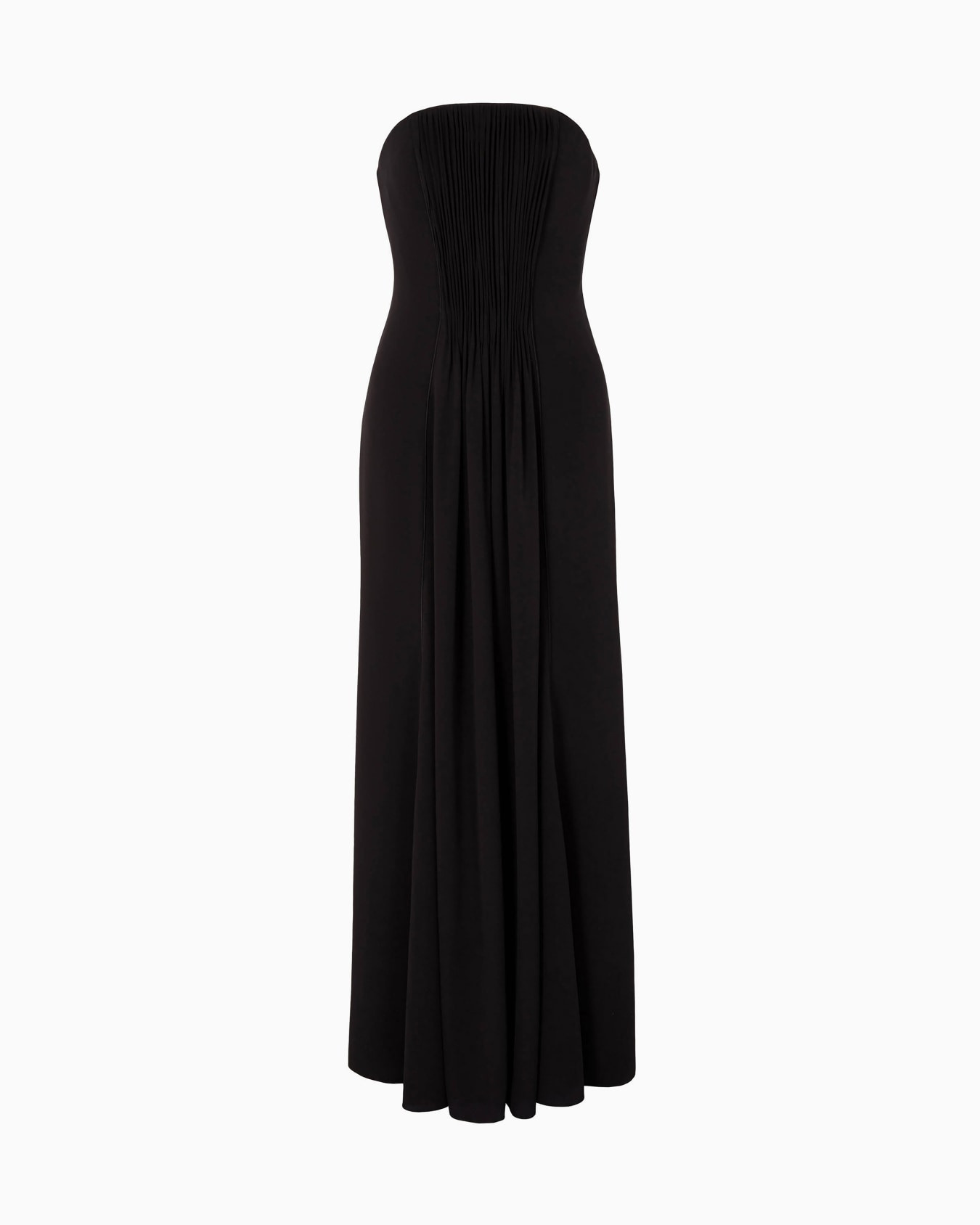 ASV triple silk-georgette bustier dress | Armani US