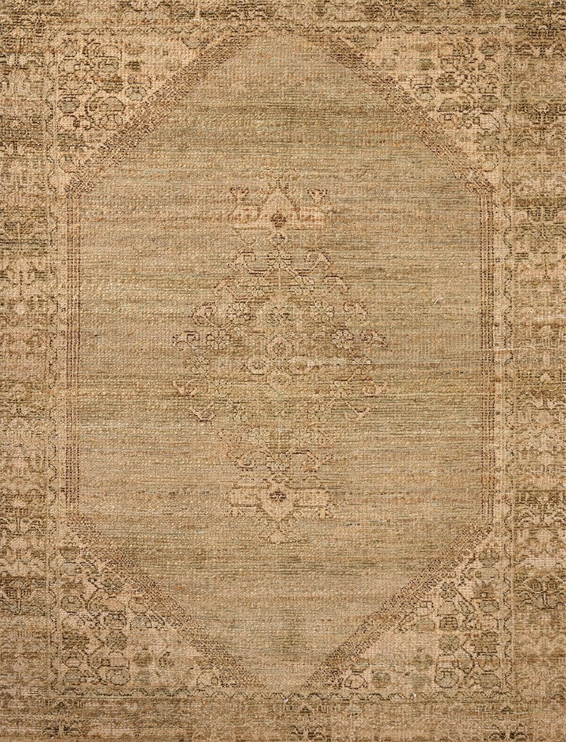 Loloi Magnolia Home Oakley OKY-02 Sage/Wheat 3'-6" x 5'-6" Accent Rug | Amazon (US)
