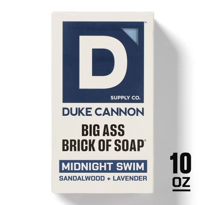 Duke Cannon Supply Co. Big Ass Brick of Soap for Men - Midnight Swim Bar Soap - 10oz | Target