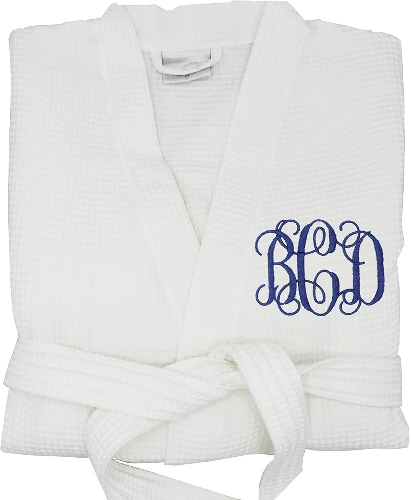 Personalized Waffle Bridesmaid Kimono Robe - Wedding Bridal Party Robes - Women's Bathrobe - Cust... | Amazon (US)