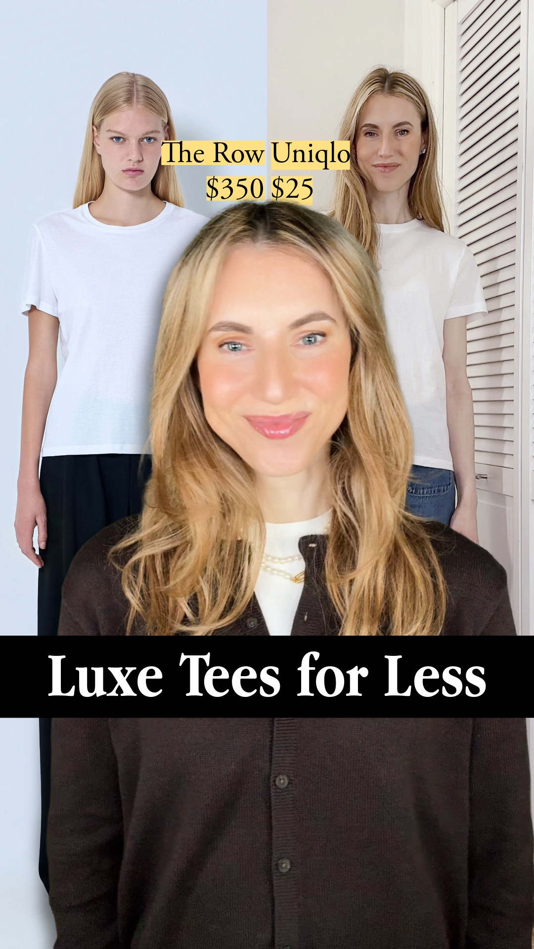 The white tees that pass the collar test! The one detail that decides whether a tee reads expensive or cheap. My everyday picks across every price point: COS for a structured boxy fit, Buck Mason or J.Crew for a soft vintage feel, Uniqlo U for an opaque fitted layer, Organic Basics for stretch, Plus the Uniqlo Pima that's still hanging like The Row a year later. Tap through for my exact notes. white t-shirt, classic white tee, best white tee, COS clean cut tee, Uniqlo U crew neck, Buck Mason pima crew, The Row Wesler tee, J.Crew vintage tee, Organic Basics tee, capsule wardrobe basics, quiet luxury tee, elevated basics, wardrobe staples, quality t-shirt, boxy white tee, fitted white tee, white tee outfit, pima cotton t shirt, organic cotton

#LTKootd