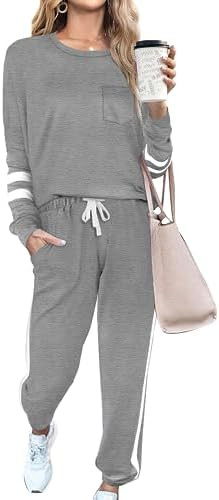RUBZOOF Lounge Sets for Women 2 Piece Travel Sweatsuits Fall Outfits Loungewear Matching Clothing... | Amazon (US)