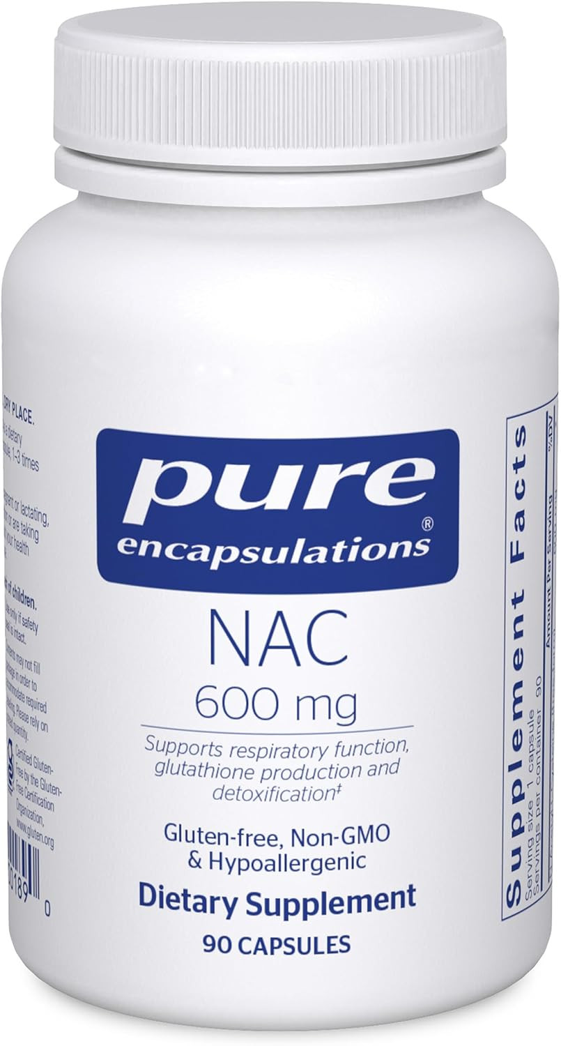 Pure Encapsulations NAC 600 mg, 90 Capsules | Amazon (US)