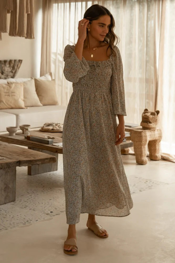 Milana Midi Dress - böhme | Böhme US