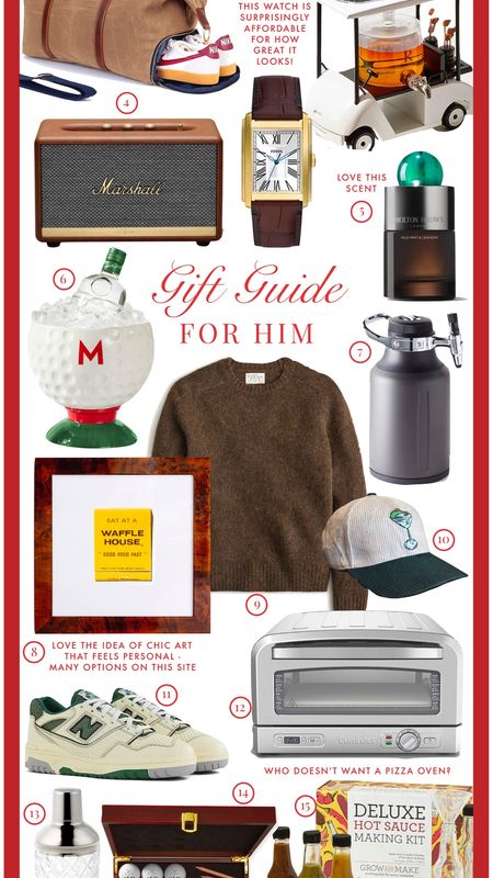 New gift guide: gift ideas for him! whether he's into golf, cocktails, cooking, etc! We rounded up an assortment of gifts at all price points; I hope you find this gift guide helpful! 

#LTKHoliday #LTKmens #LTKGiftGuide