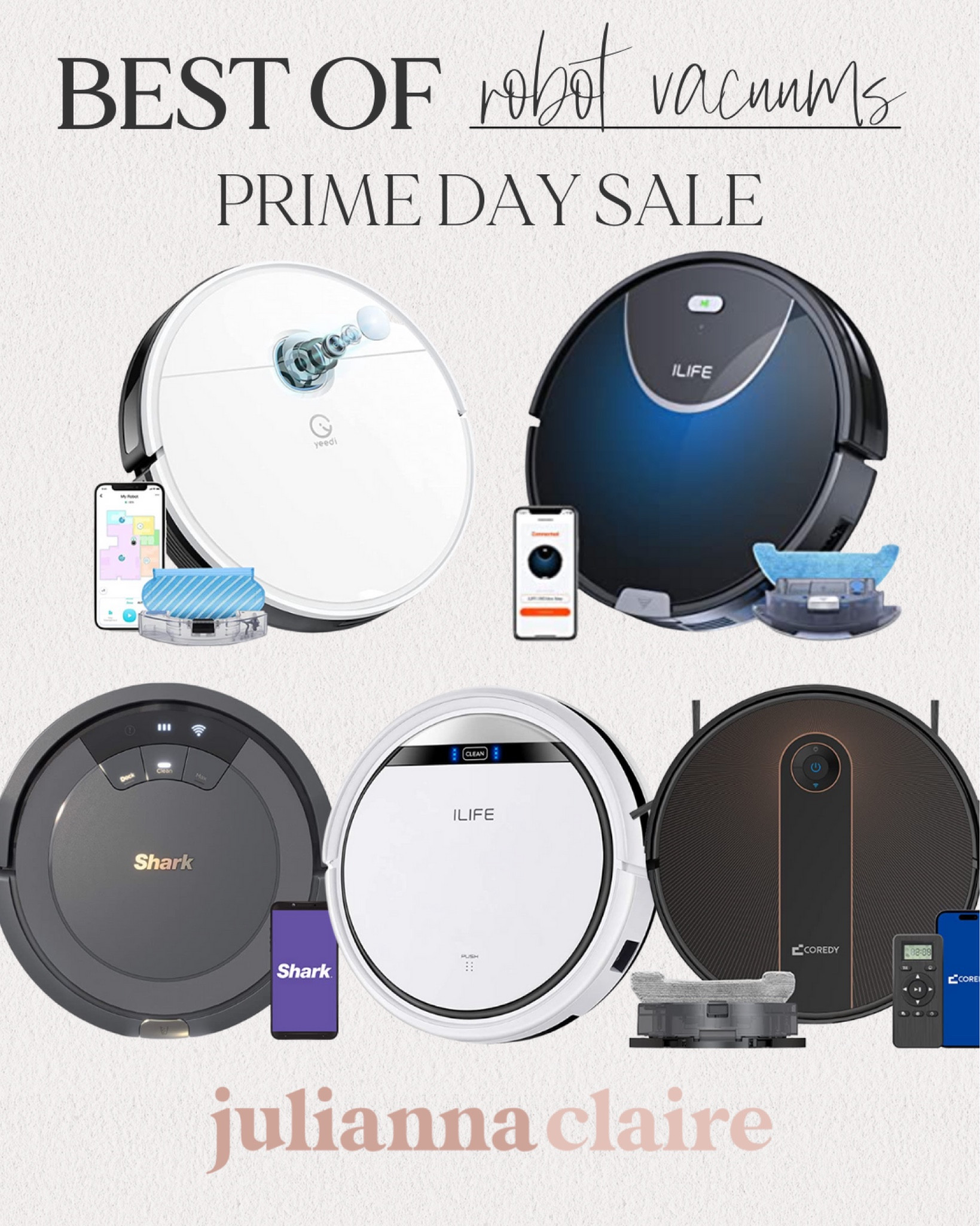 Amazon Prime Day Deals - Best Of Robot Vacuums ✨

amazon finds // amazon prime day // amazon home // amazon home finds

#LTKsalealert #LTKhome