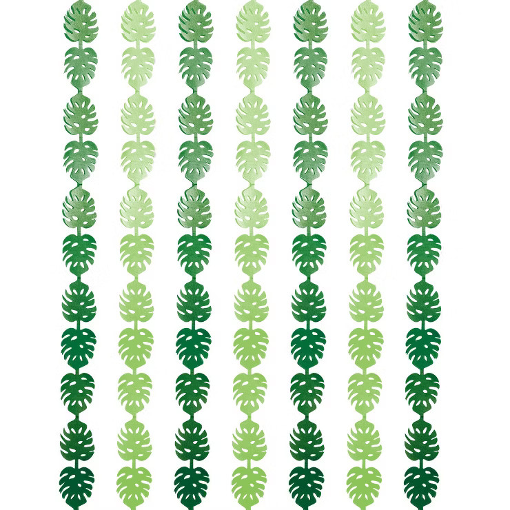 7ct Jungle Leaf Garland Backdrop - Spritz™ | Target