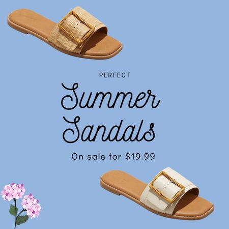 Don’t sleep on these lovely sandals. They look great, will go with all your spring and summer looks, and are at an excellent price. These look lovely with a flowy dress, white shorts, and a cute top. Hurry and get yours.

#LTKunder100 #LTKFind #LTKstyletip