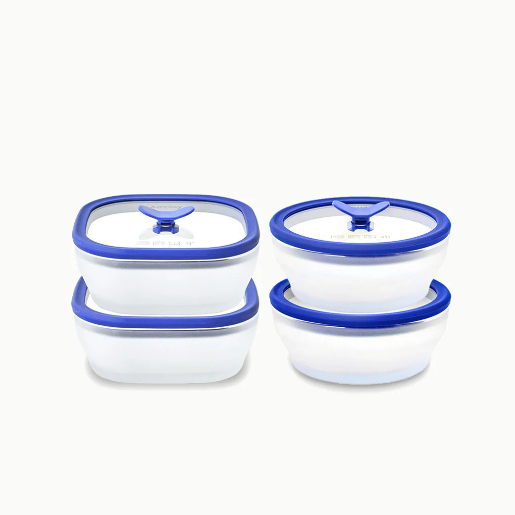 8-Piece Glass Food Storage Set | Anyday