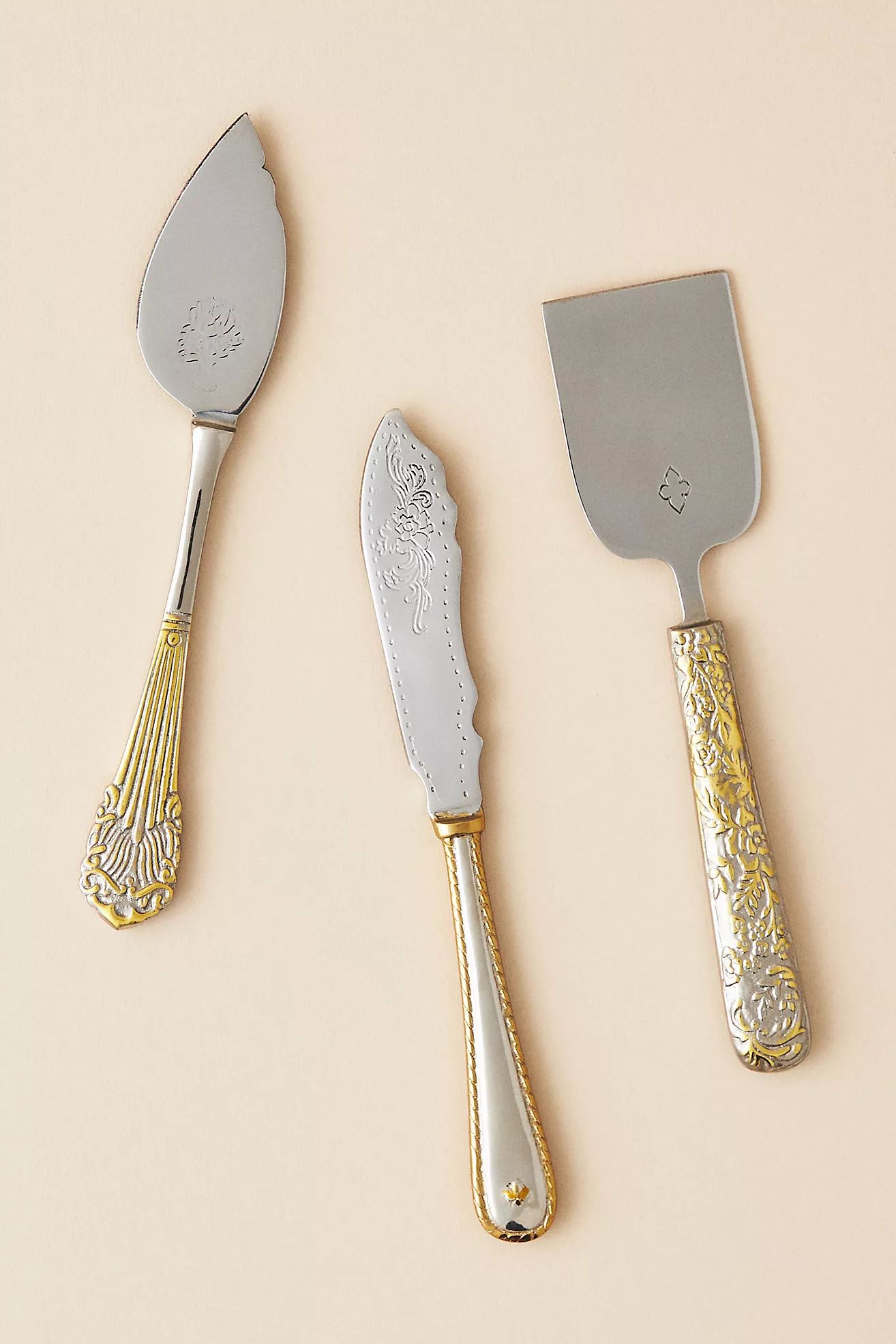 Ricci Cheese Knives, Set of 3 | Anthropologie (US)