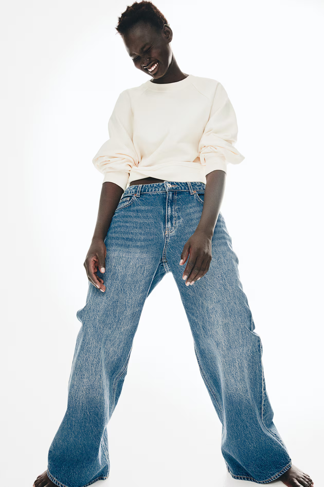 Washed Cotton Sweatshirt | H&M (US + CA)