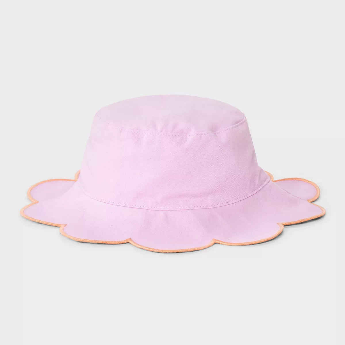 Toddler Reversible Scalloped Edge Bucket Hat - Cat & Jack™ Purple 2T-5T | Target