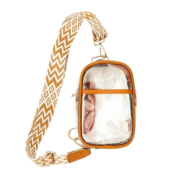 RoamHome Clear PVC Shoulder Bag - Waterproof Crossbody Bag for Beach, Travel & Daily Use | Lightw... | Walmart (US)