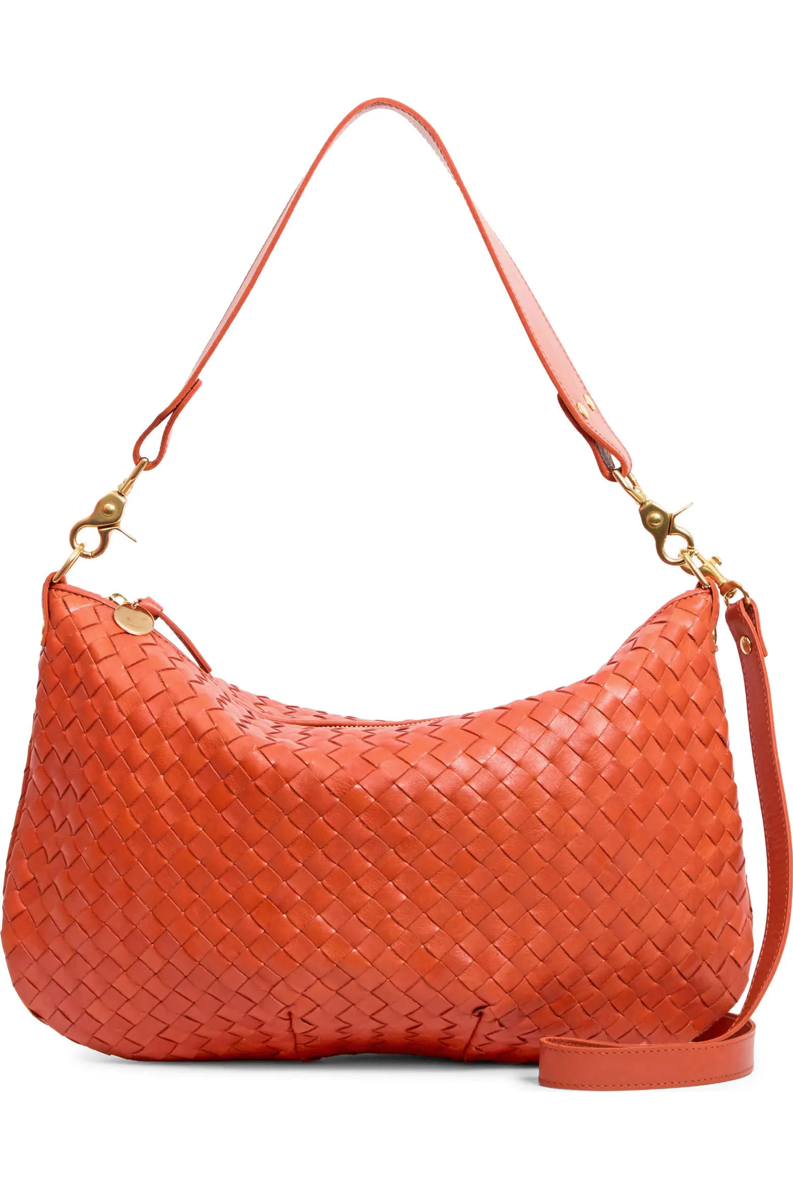 Medium Moyen Woven Leather Messenger Bag (Women) | Nordstrom | Nordstrom