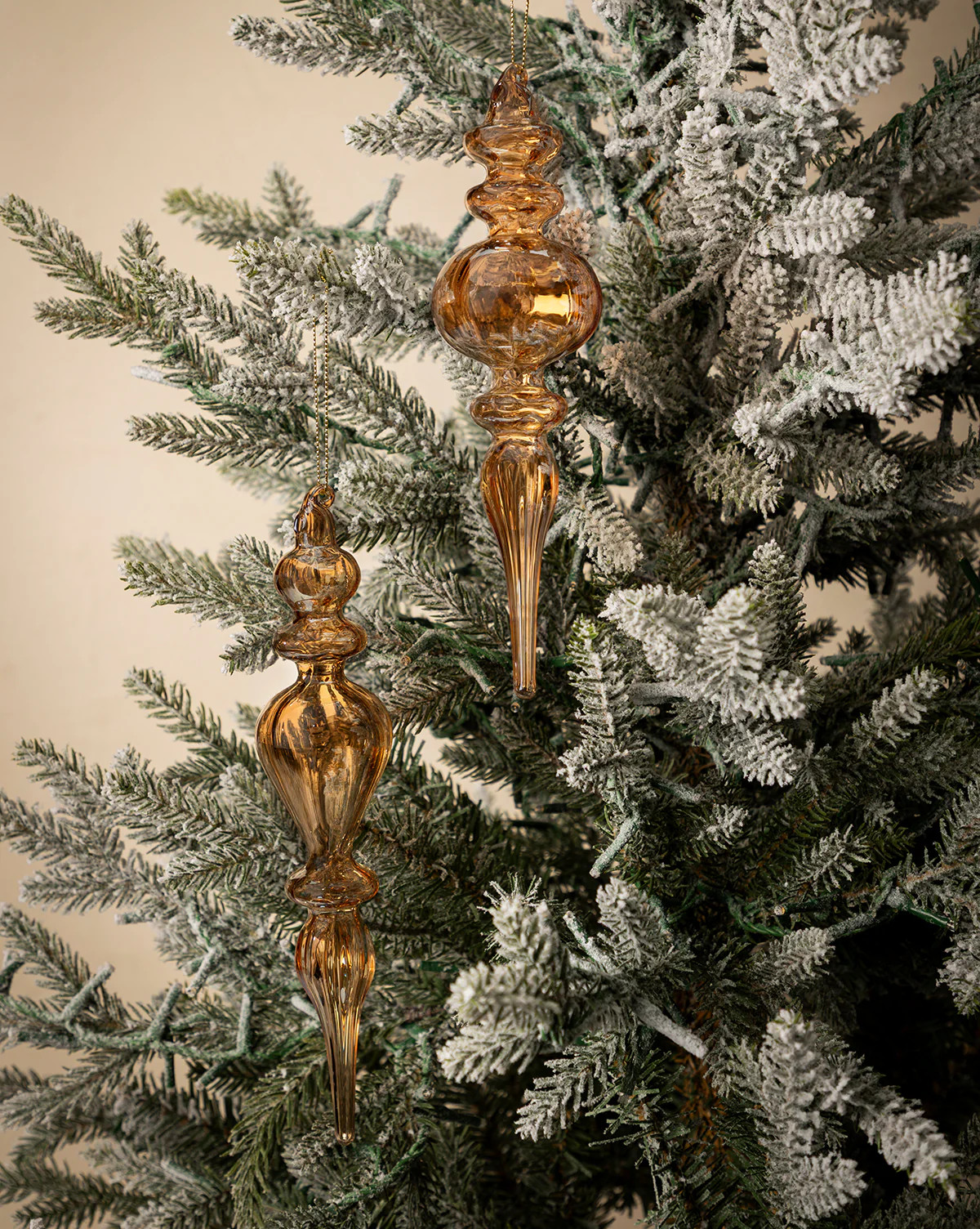 Pearlized Glass Finial Ornament | McGee & Co. (US)