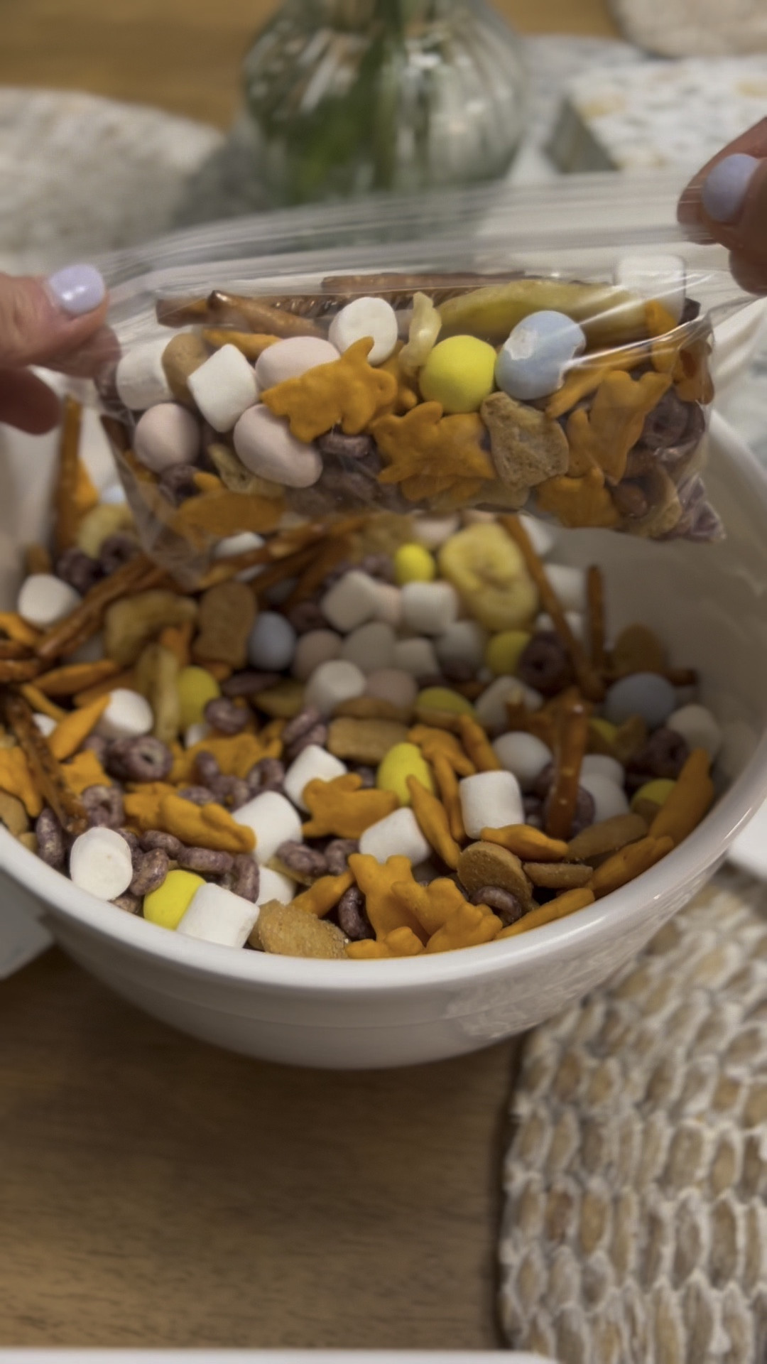 Easter trail mix 🥰 perfect for school, work, afternoon snacks!! 

#LTKkids #LTKhome