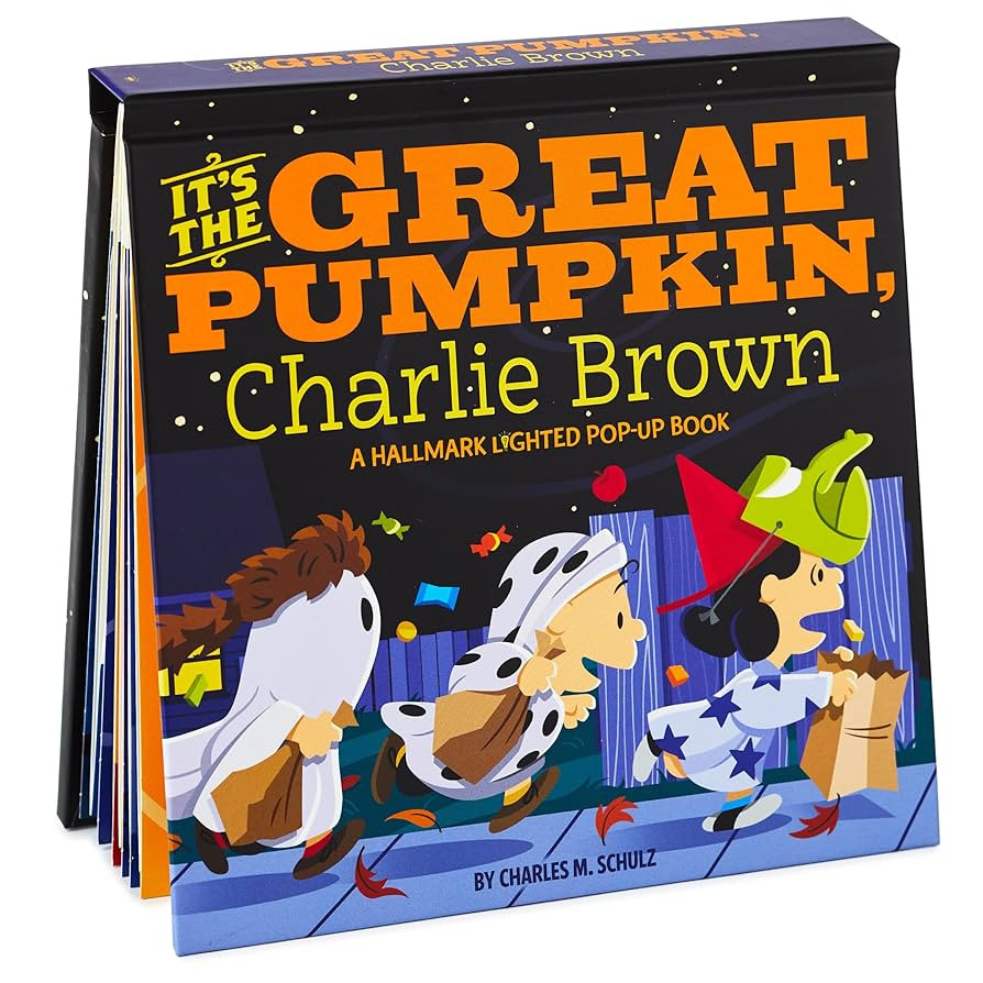 Hallmark Peanuts It's the Great Pumpkin, Charlie Brown Lighted Pop-Up Book, Gift for Kids | Amazon (US)