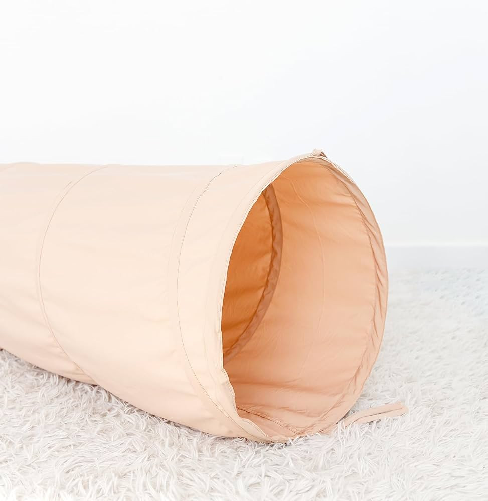 (Canyon/Peach) Kids Play Tunnel for Toddlers 2-6, Crawling Tunnel, Tunnels for Kids to Crawl Thro... | Amazon (US)