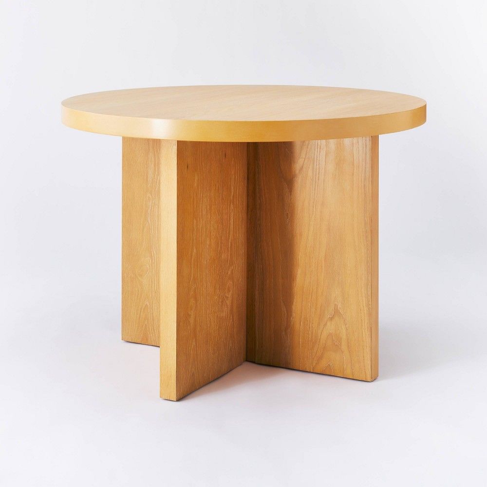 Bell Canyon Round Dining Table Natural - Threshold designed with Studio McGee | Target