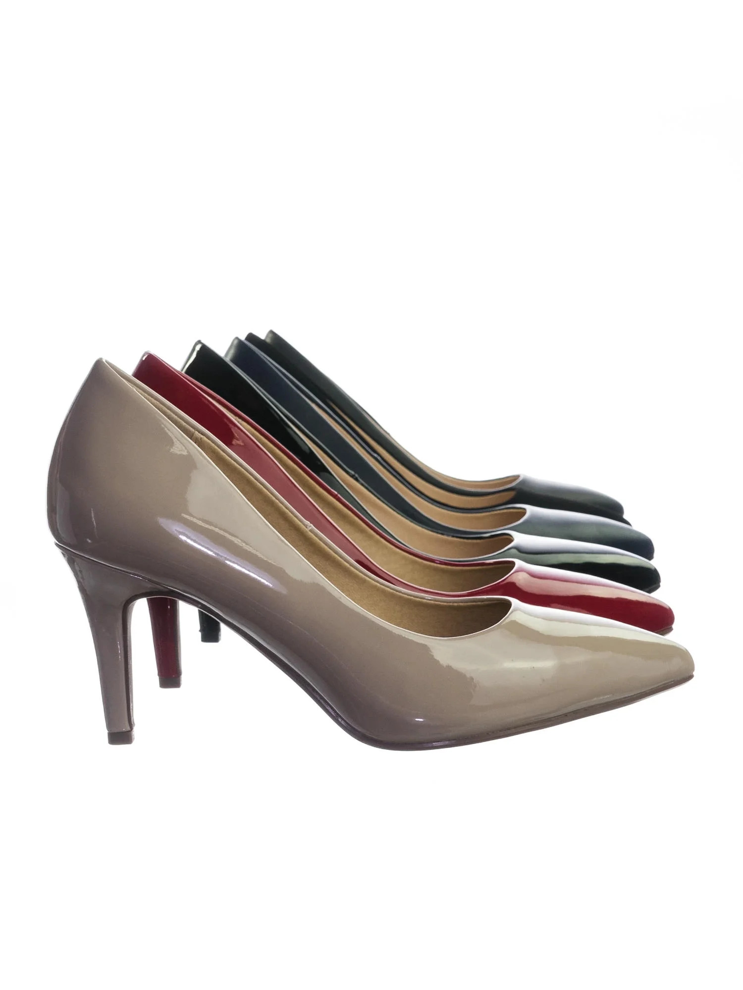 Coen by City Classified, Super Comfortable Foam Pad Insole Pointed Toe Low Heel Classic Dress Pum... | Walmart (US)