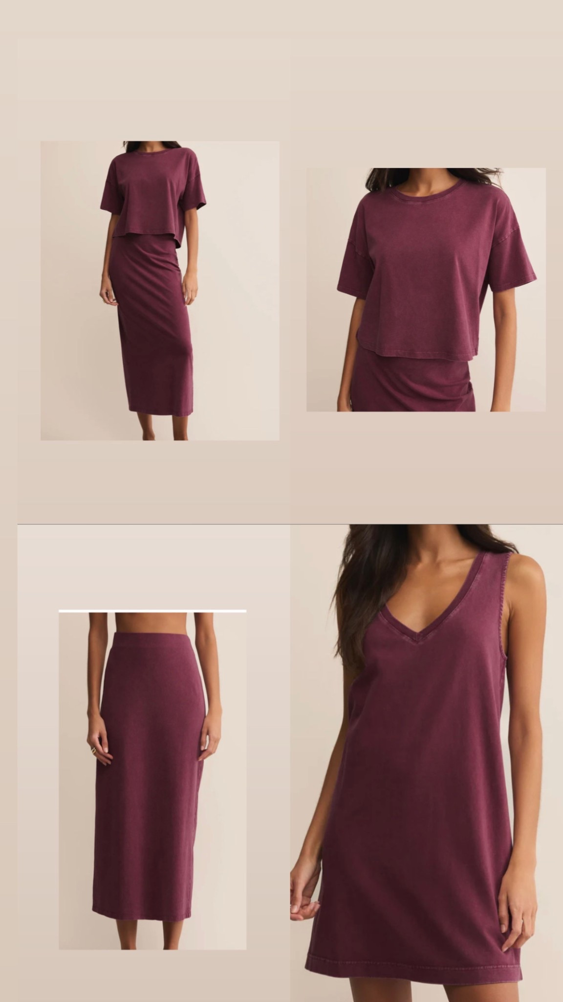 Z Supply Burgundy 
I wear an XS in all pieces!
They don’t shrink after being washed and put in the dryer ! Super soft and comfortable 

#LTKPetite #LTKStyleTip #LTKGiftGuide