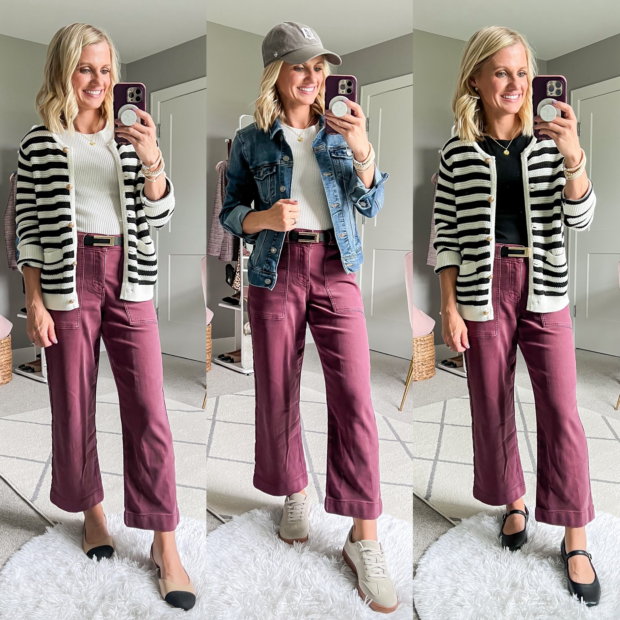 Mom-friendly fall capsule wardrobe outfits. For more details on post visit thriftywifehappylife.com

#LTKStyleTip #LTKSeasonal #LTKFindsUnder100
