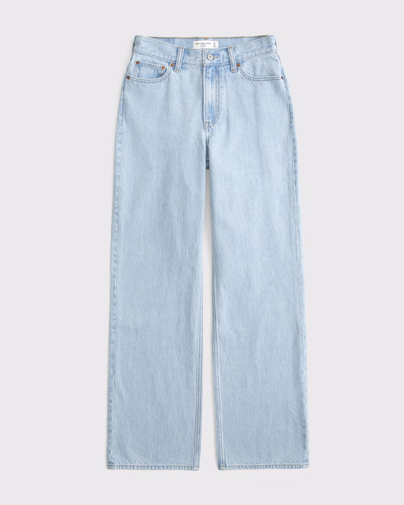 High Rise Loose Jean | Abercrombie & Fitch (UK)
