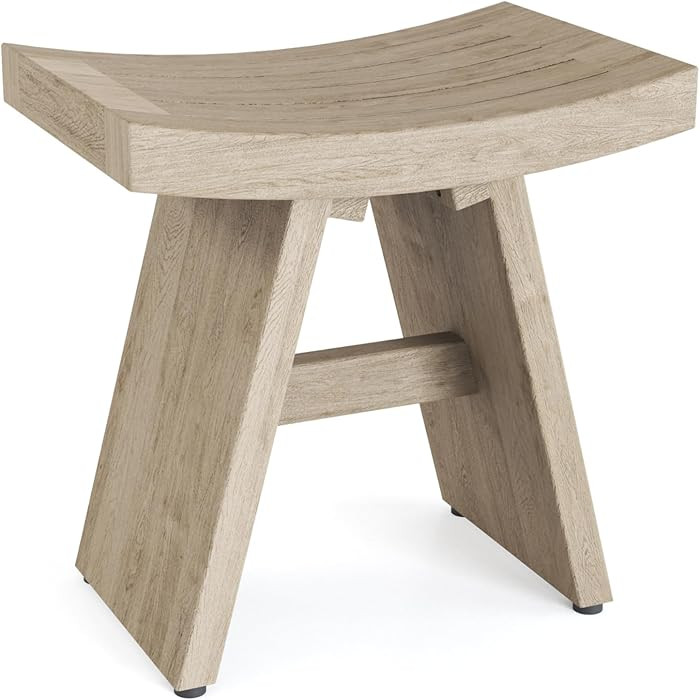 18" Asia-Mist Teak Shower Bench | Amazon (US)
