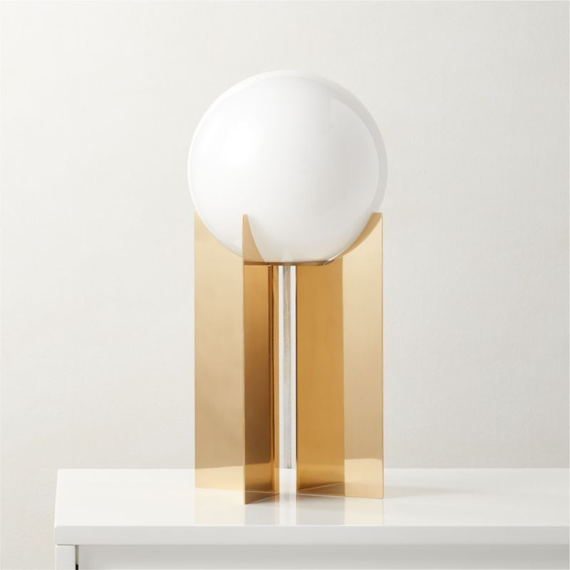 Aurellia Polished Brass Table Lamp | CB2 | CB2