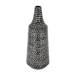 Black Shell Contemporary Vase, 22" x 8" x 8" By Ivory And Iris | Michaels® | Michaels Stores