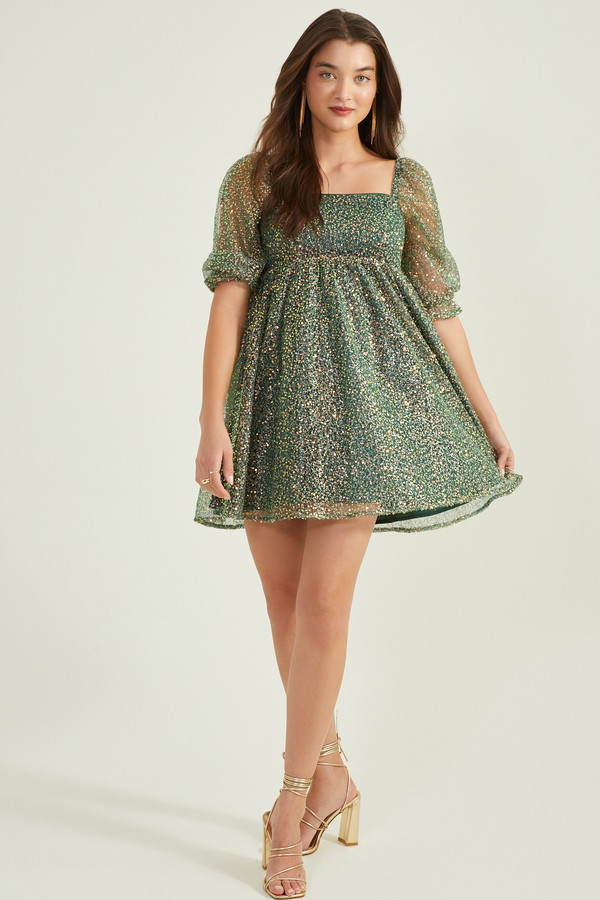 Shining Sequin Dress | Altar'd State