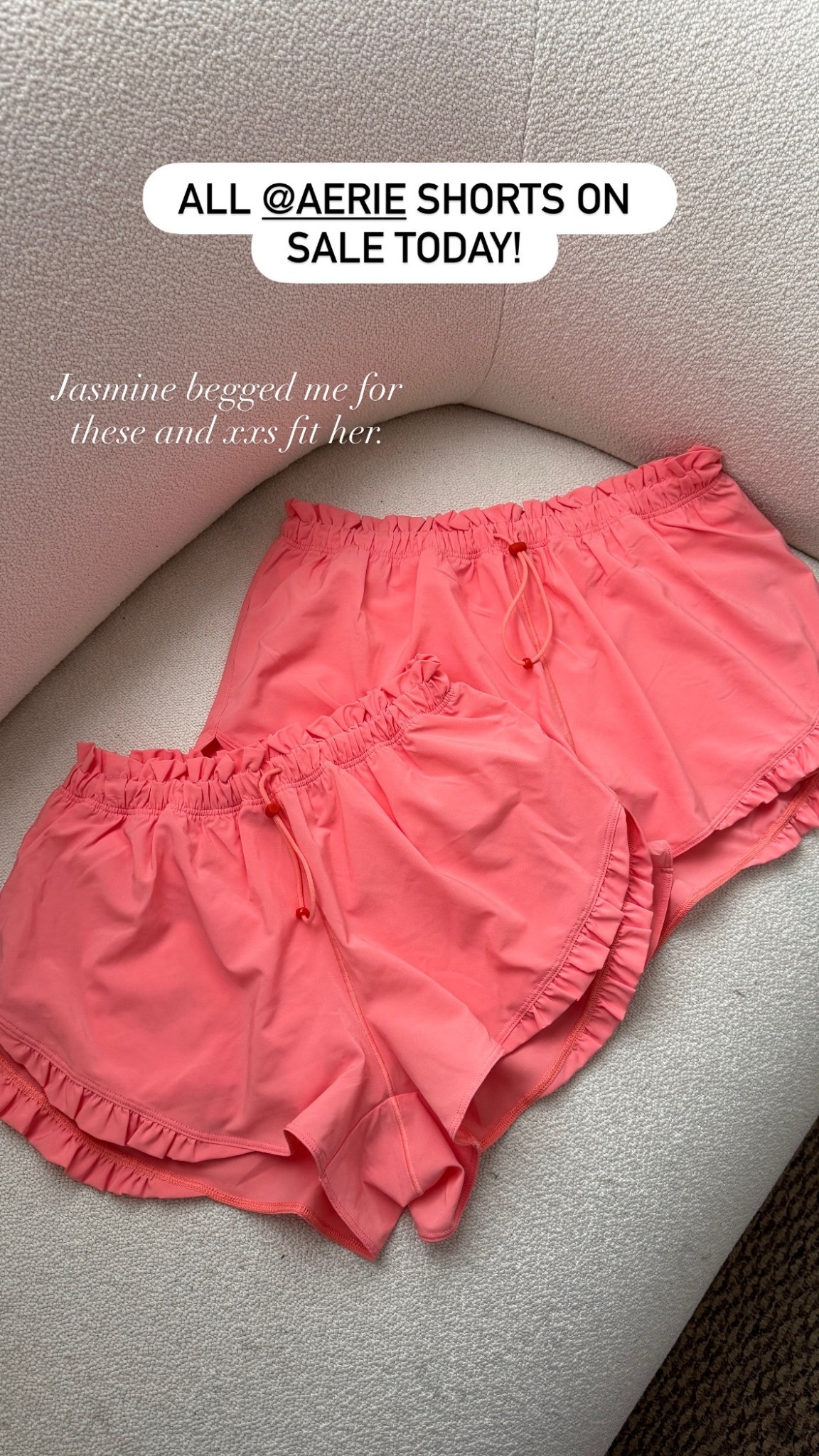 All @Aerie shorts $35 today

Size small for me and xxs for Jasmine (she usually wears a kids medium but these fit her)

Shorts, spring, spring outfits, summer outfits, athleisure, active wear

#LTKSeasonal #LTKActive #LTKSaleAlert