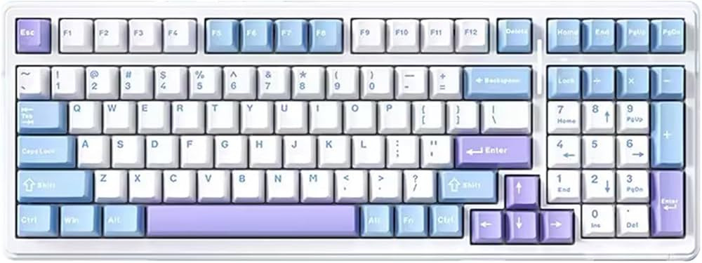 EPOMAKER x AULA F99 Wireless Mechanical Keyboard, Hot Swappable Gasket Custom Gaming Keyboard wit... | Amazon (US)